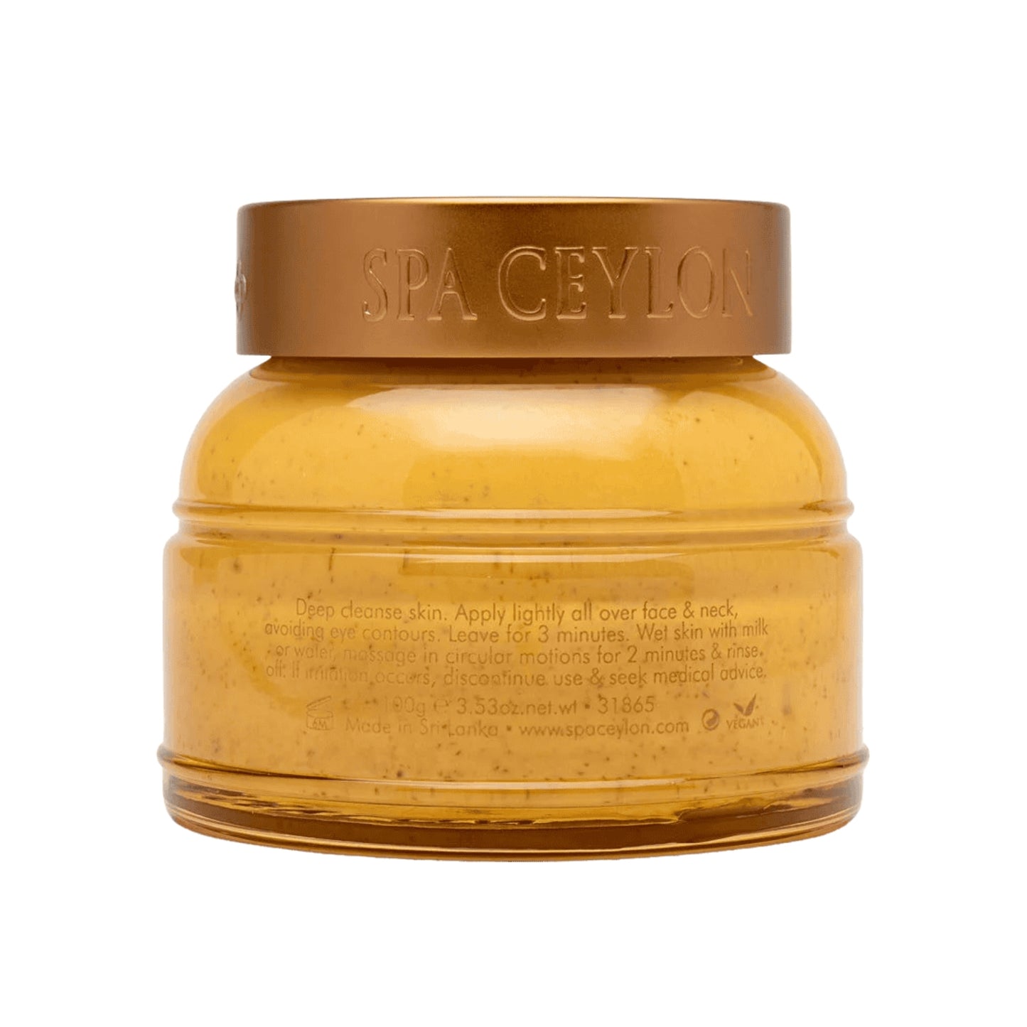 Spa Ceylon Witte Rijst Verjongende Gezichtspeeling (100 g)