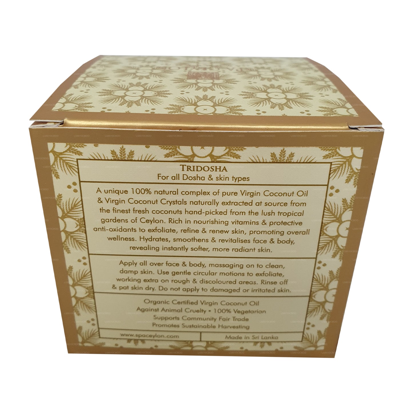 Spa Ceylon Virgin gezichtsreiniger voor gezicht en lichaam (100 g)