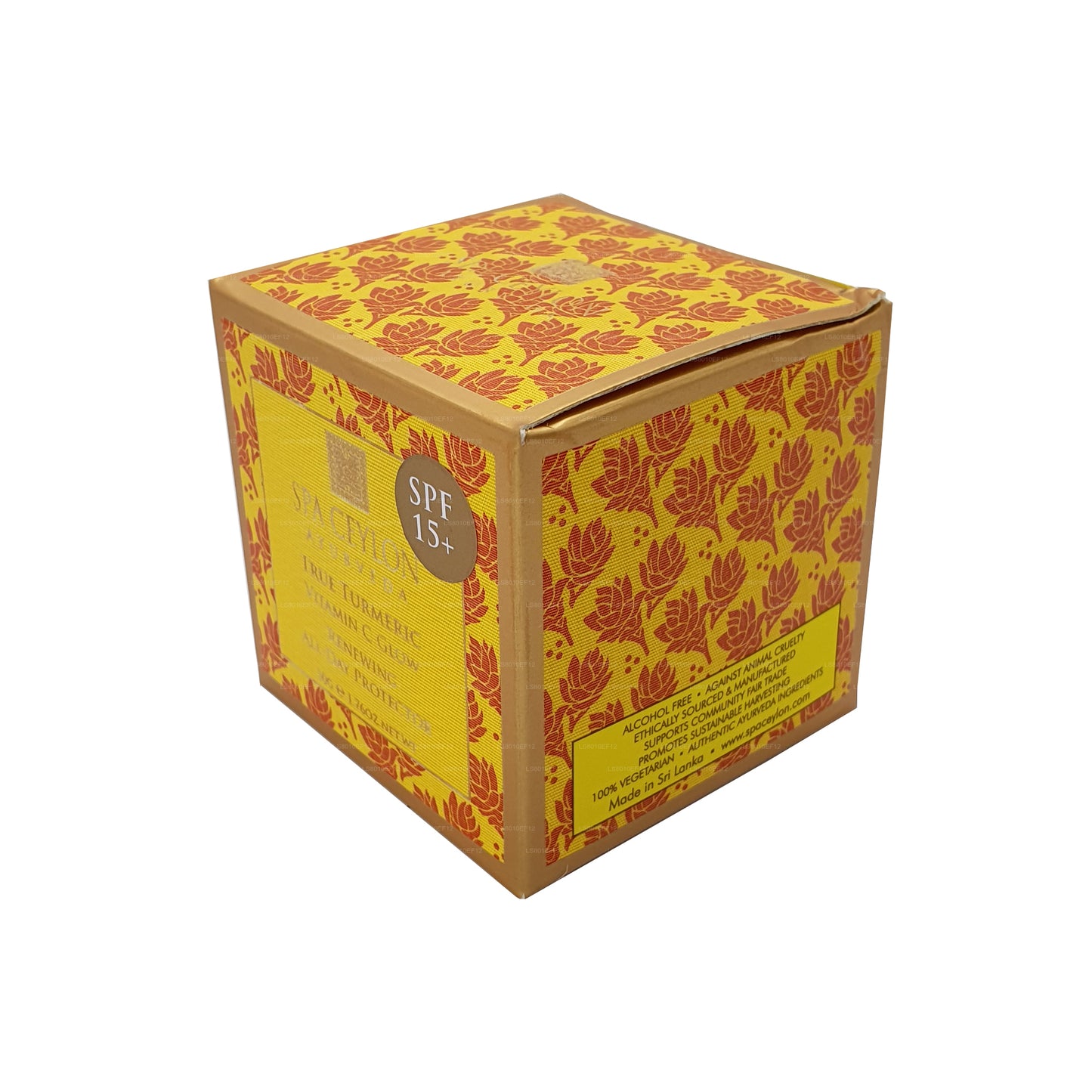 Spa Ceylon True Turmeric Vitamin C Glow Renewing beschermer voor de hele dag (100 g)