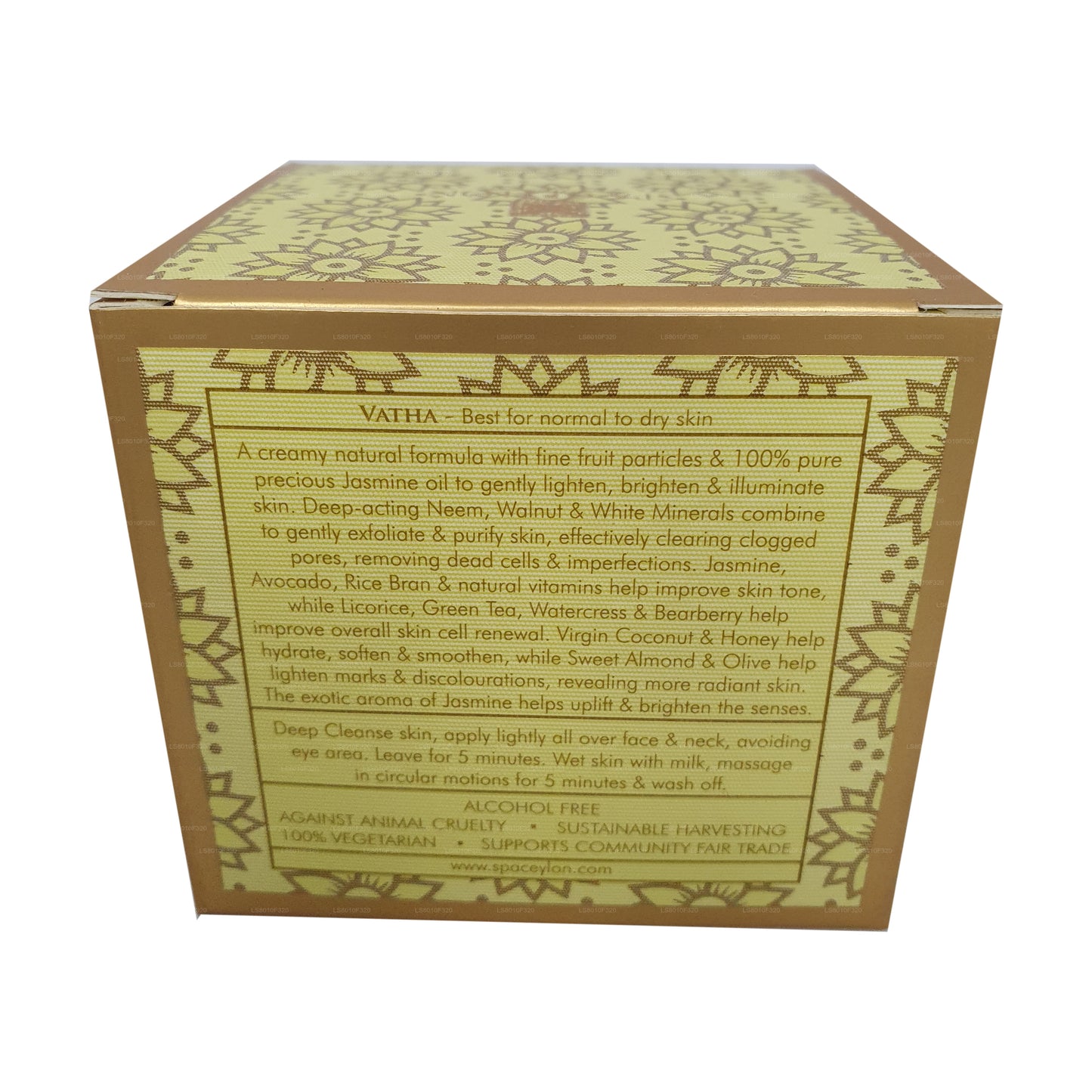 Spa Ceylon White Jasmine gezichtsscrub (100 g)