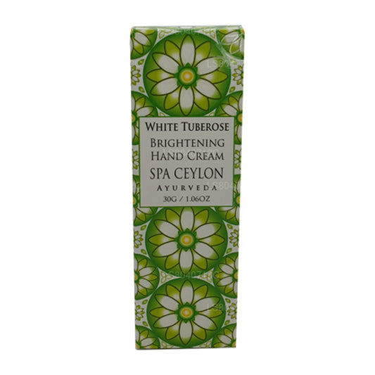 Spa Ceylon White Tuberose verhelderende handcrème (30 g)