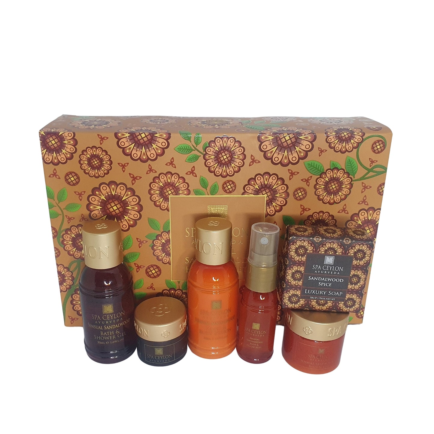 Spa Ceylon sensueel sandelhouten spa-set voor thuis