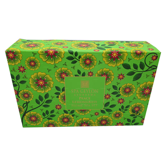 Spa Ceylon Peace Spa-set met citroengras voor thuis