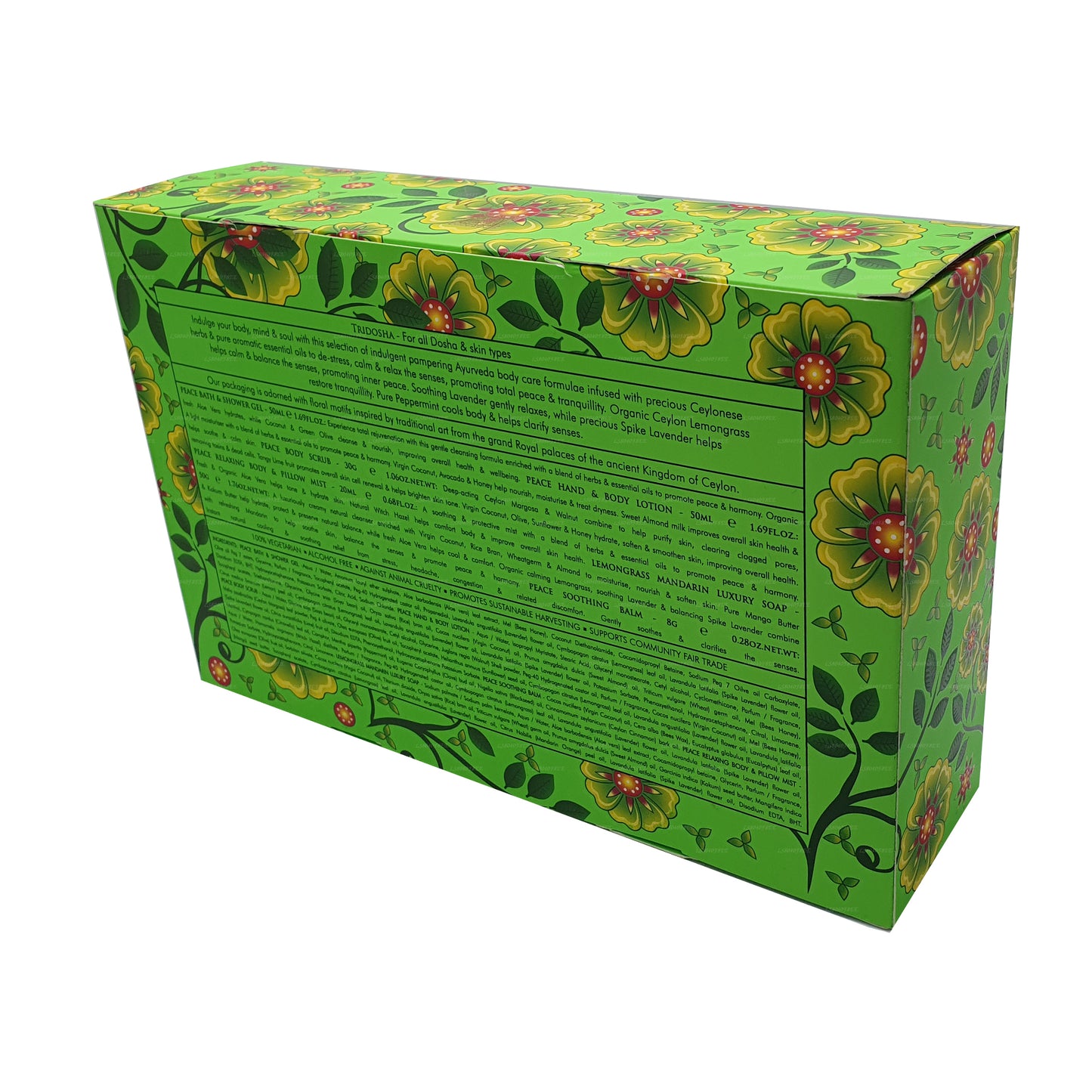 Spa Ceylon Peace Spa-set met citroengras voor thuis