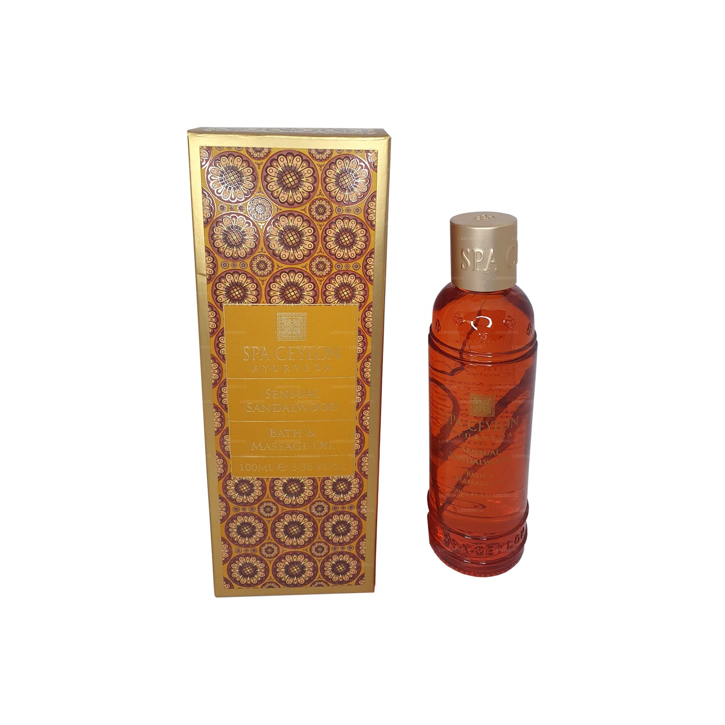 Spa Ceylon sensuele sandelhouten bad- en massageolie (150 ml)