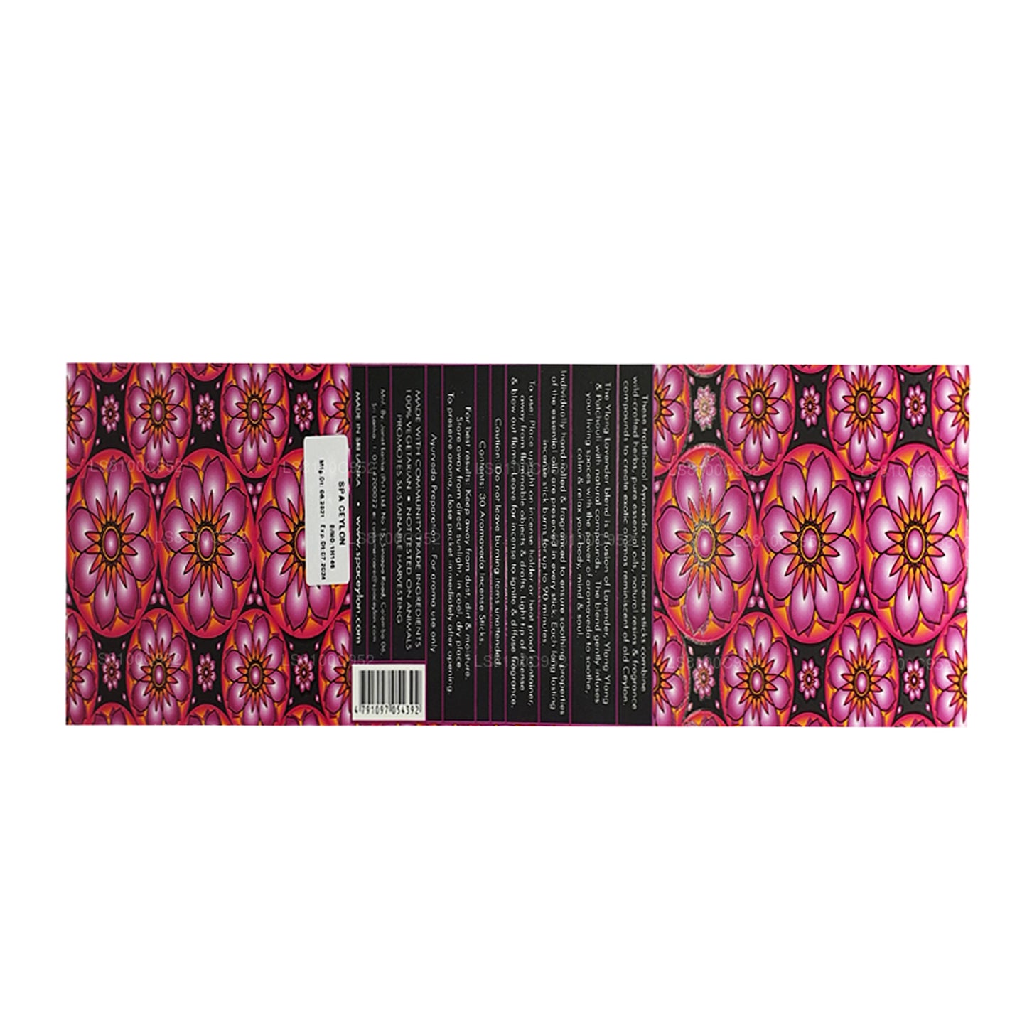 Spa Ceylon Ceylon Ylang Lavender Aromaveda wierook 30 sticks