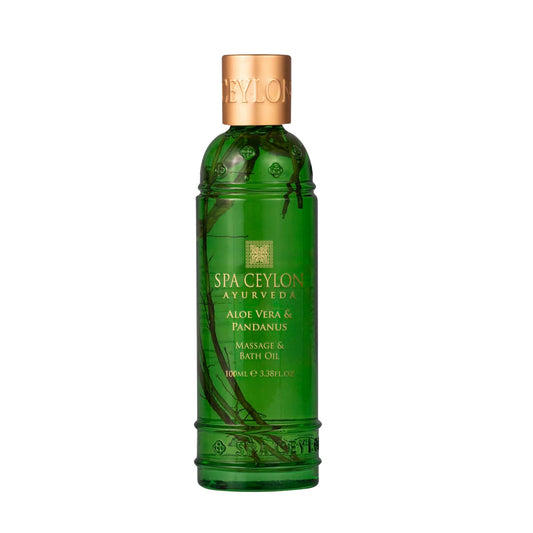 Spa Ceylon Aloë Vera, Pandanus massage- en badolie (150 ml)