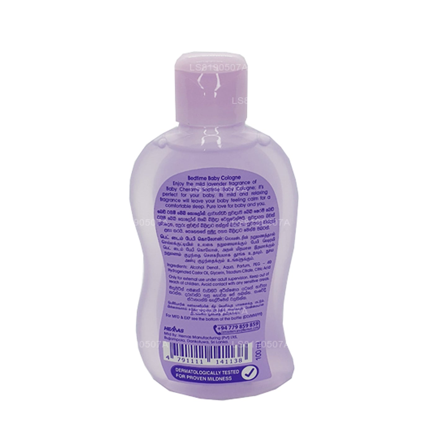 Baby Cheramy Bed Time Baby Cologne Kalmerende geur (100 ml)