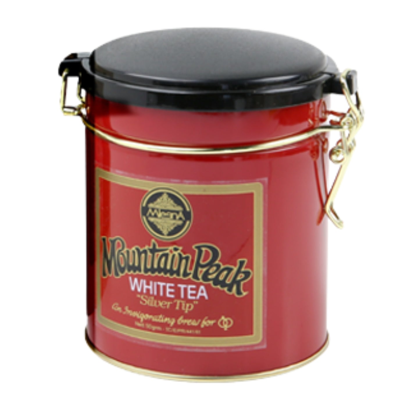 Mlesna Mountain Peak White Silver Tip Thee in een metalen blik (50 g)