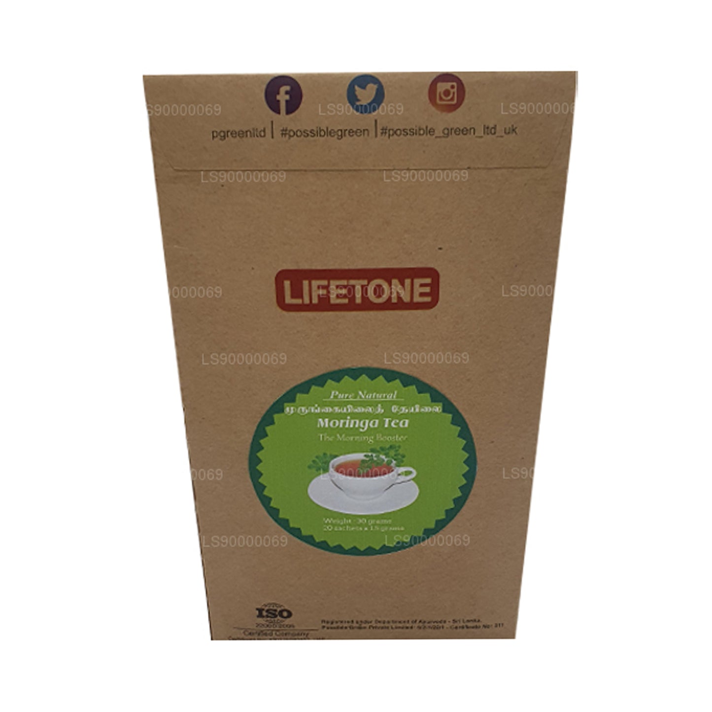 Lifetone Moringa-thee (40 g)