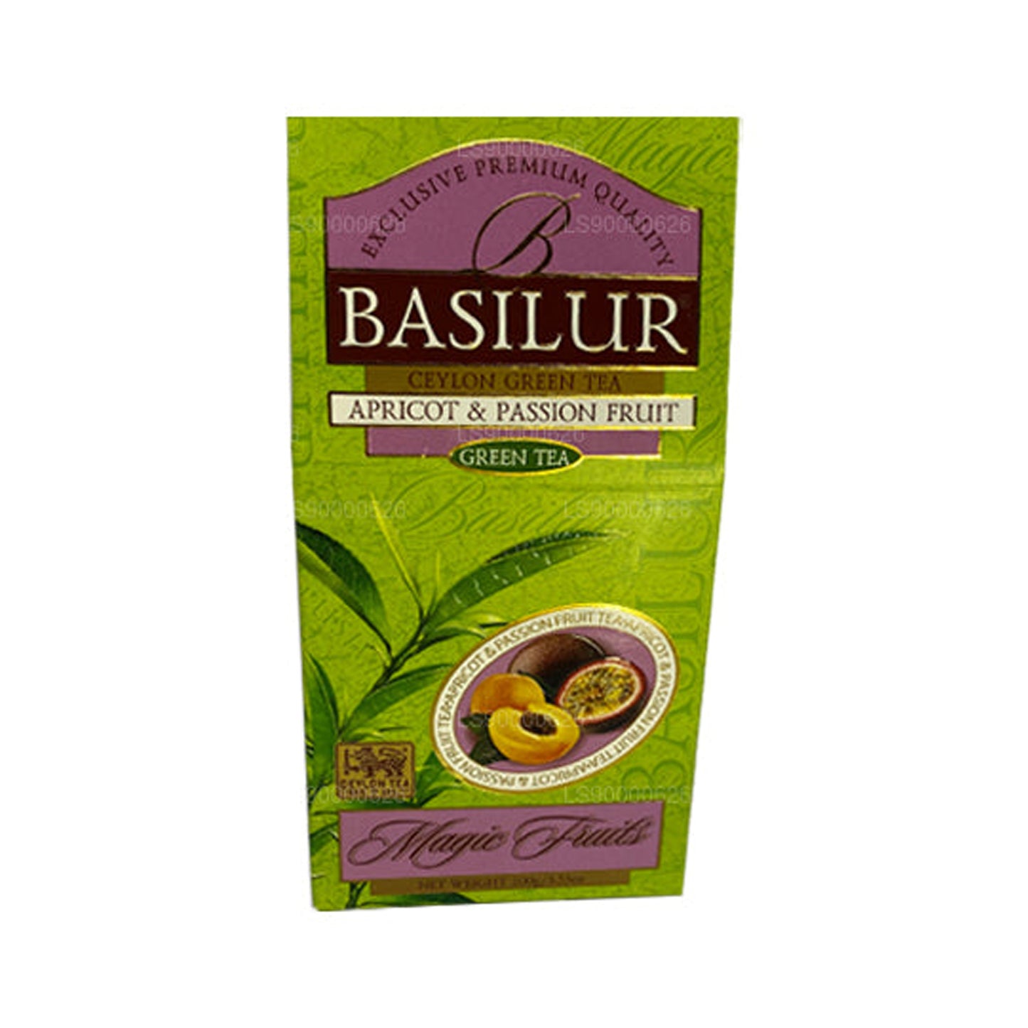 Basilur Magic Green Abrikoos en Passievrucht (100 g)