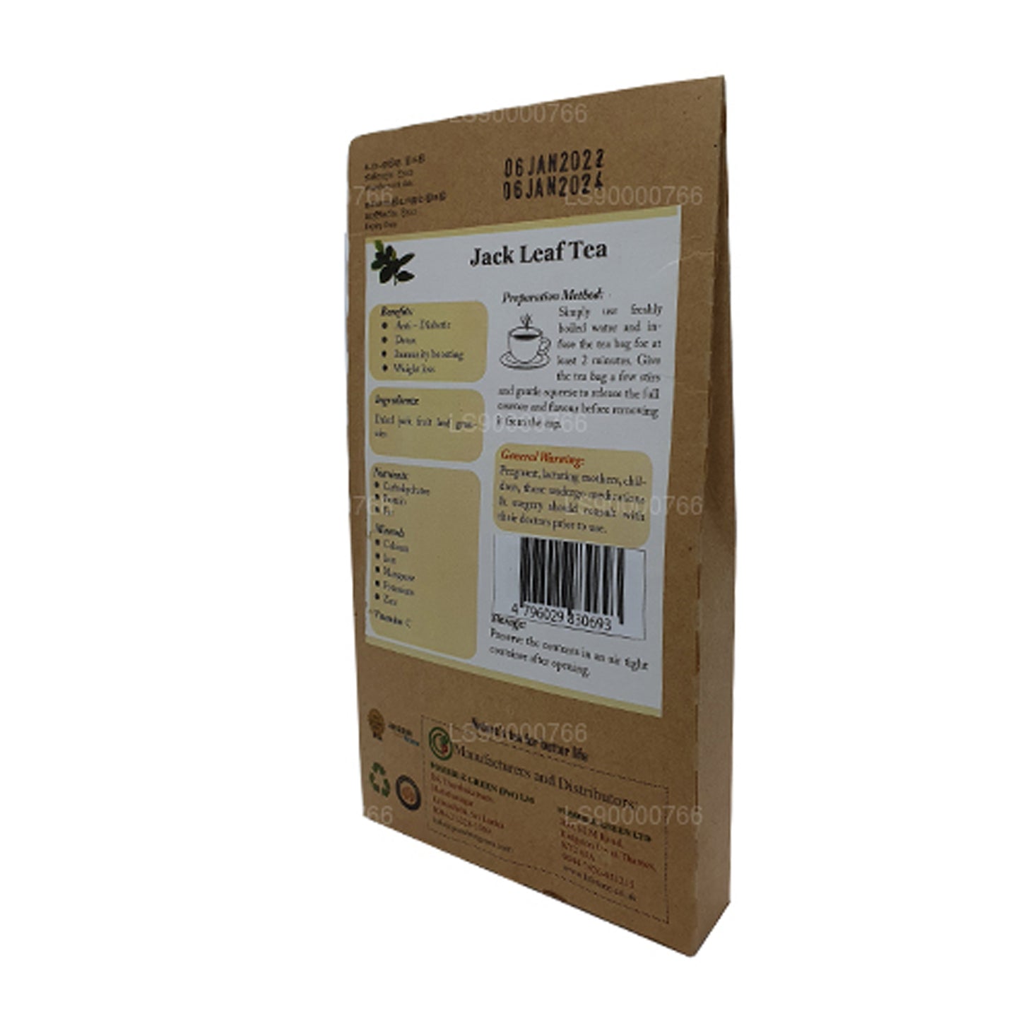 Lifetone Jackfruitbladthee (40 g)