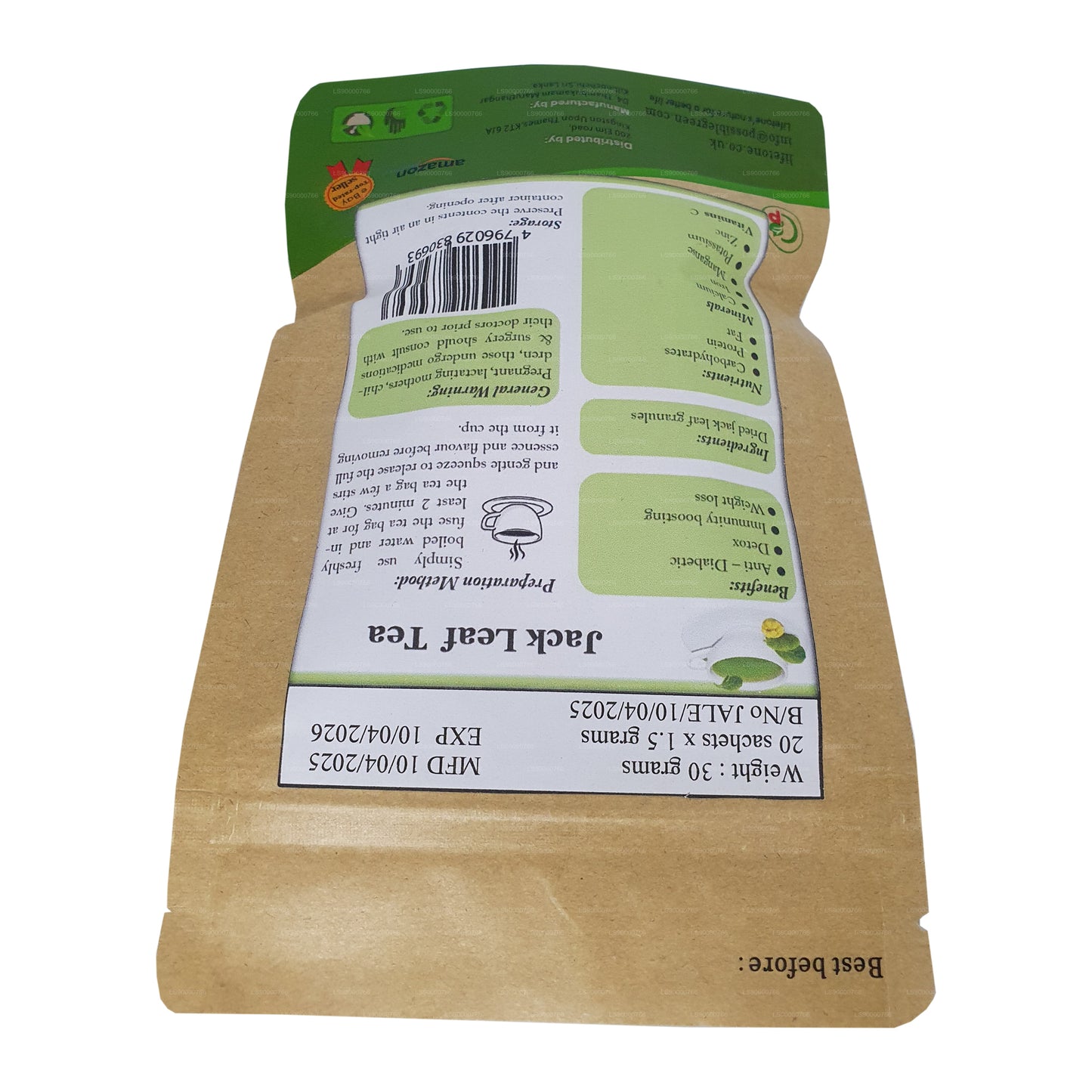 Lifetone Jackfruitbladthee (40 g)