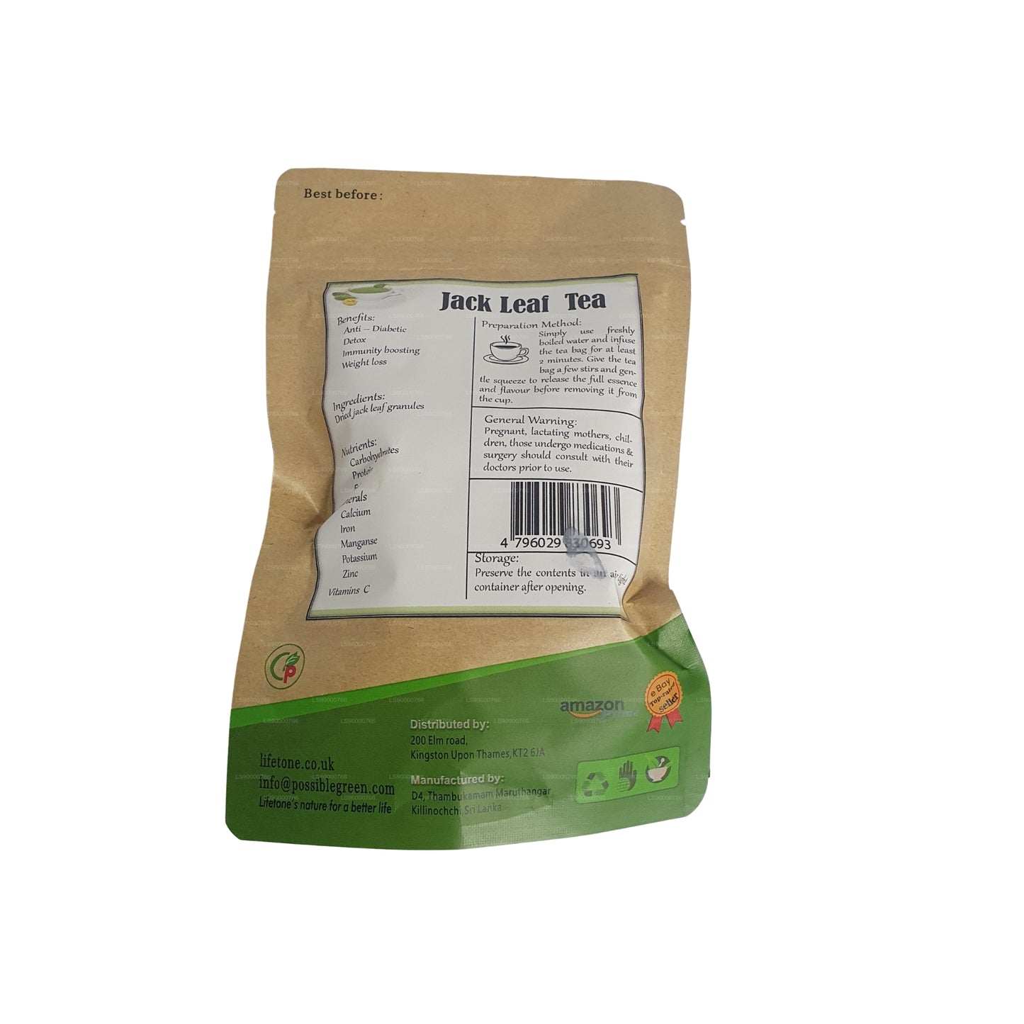 Lifetone Jackfruitbladthee (40 g)