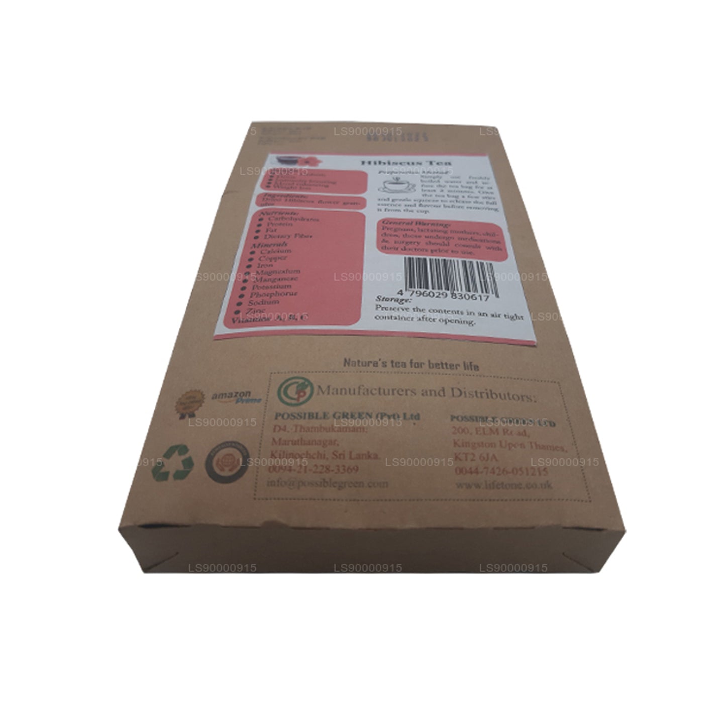 Lifetone Hibiscus-bloementhee (30 g)