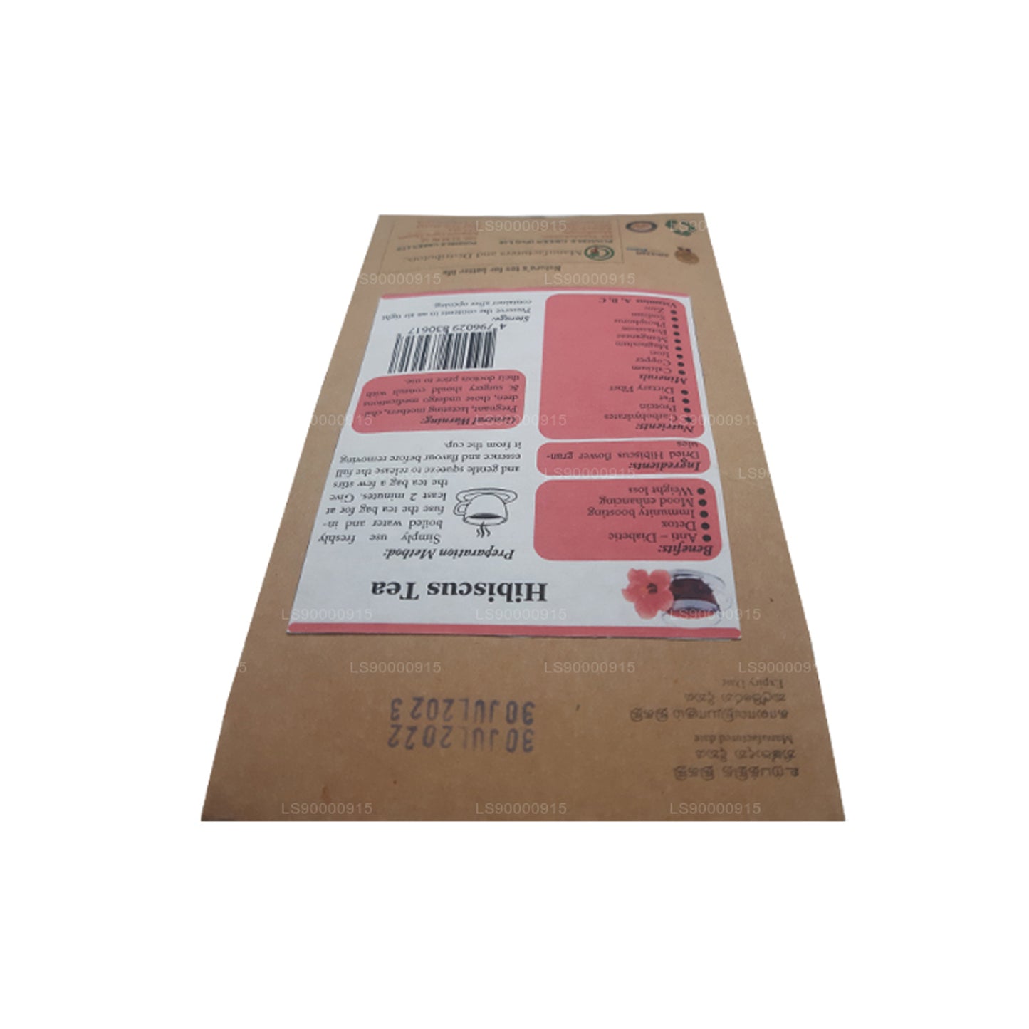 Lifetone Hibiscus-bloementhee (30 g)