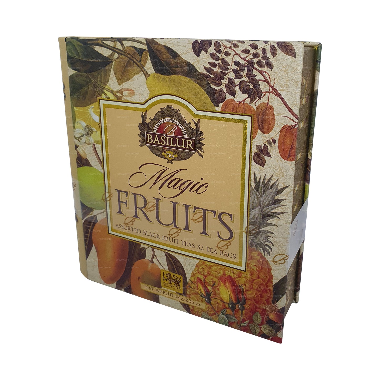 Basilur Theeboek „Magic Fruits Assorted” (64 g) Caddy