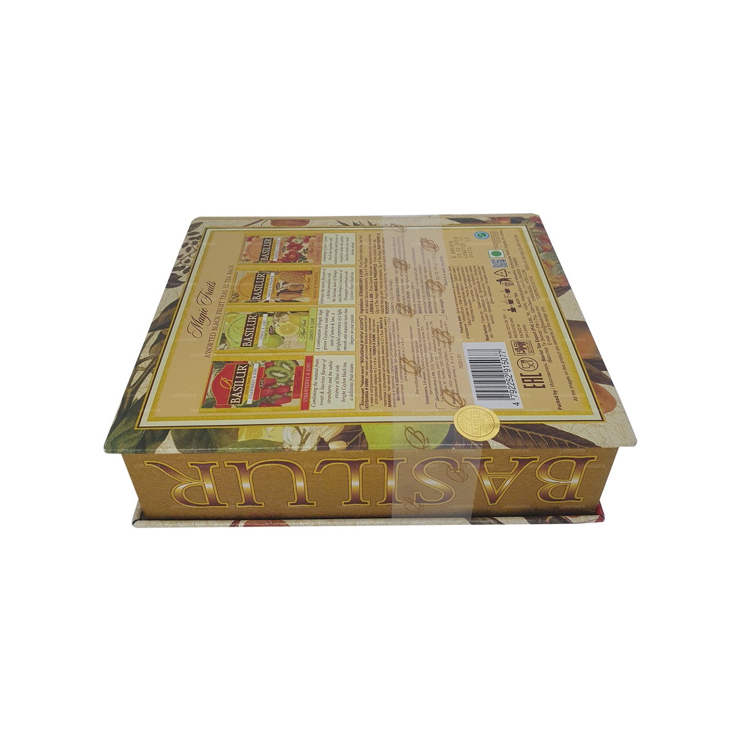 Basilur Theeboek „Magic Fruits Assorted” (64 g) Caddy