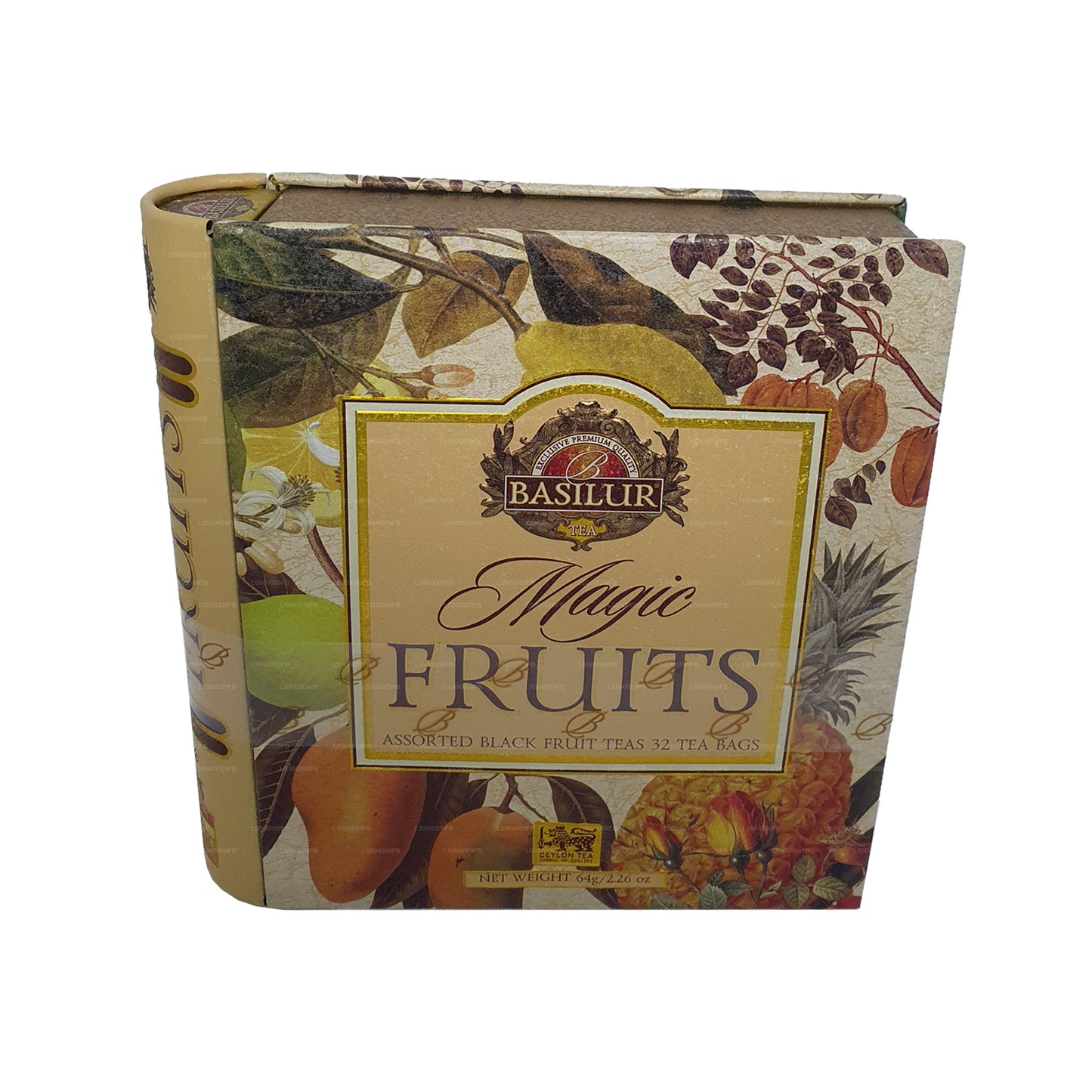 Basilur Theeboek „Magic Fruits Assorted” (64 g) Caddy