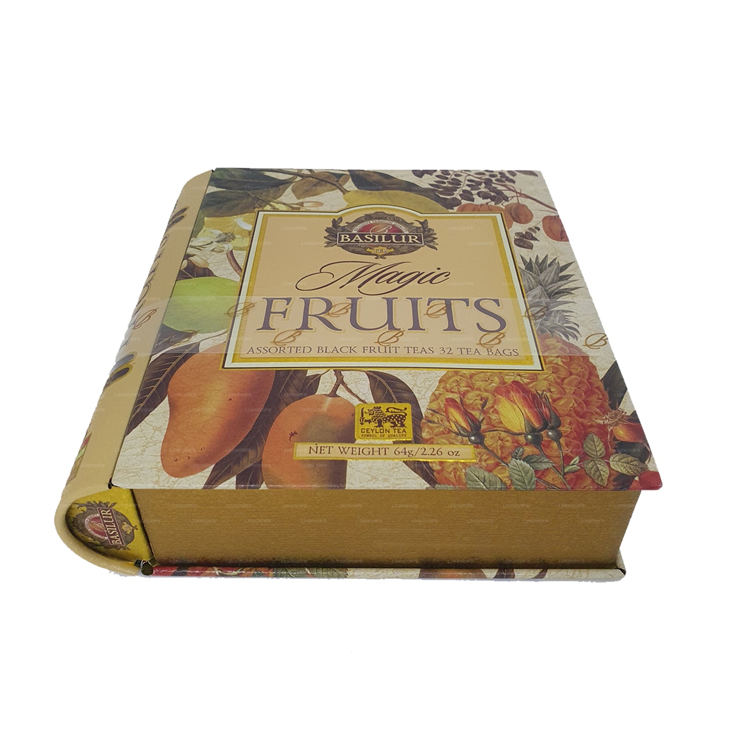 Basilur Theeboek „Magic Fruits Assorted” (64 g) Caddy
