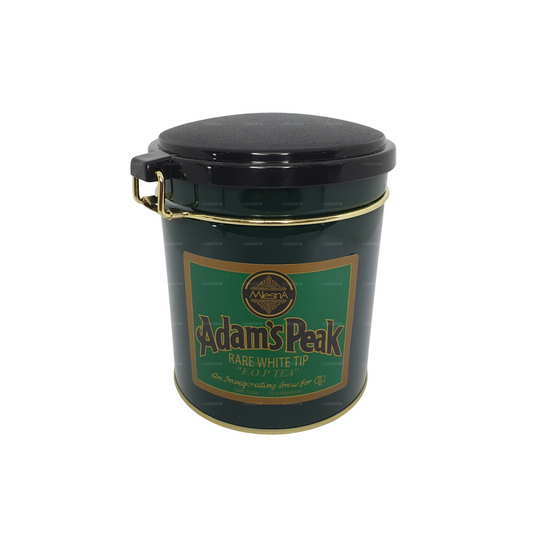 Mlesna Adam's Peak Rare White Tip F.O.P Thee in een metalen blikje van 100 g