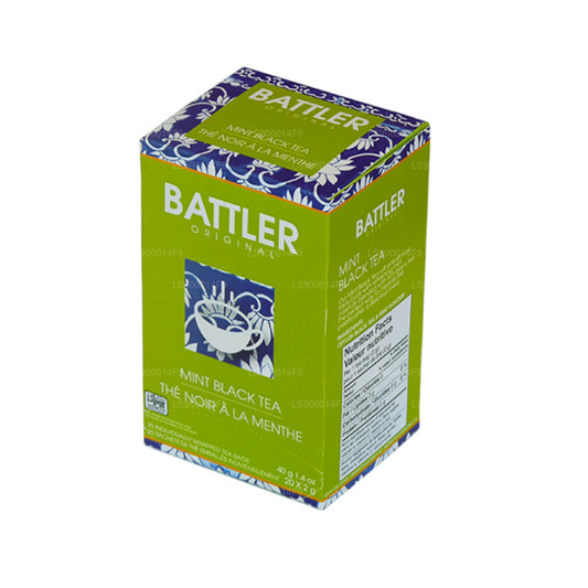 Battler Original Mint zwarte thee (40 g) 20 theezakjes