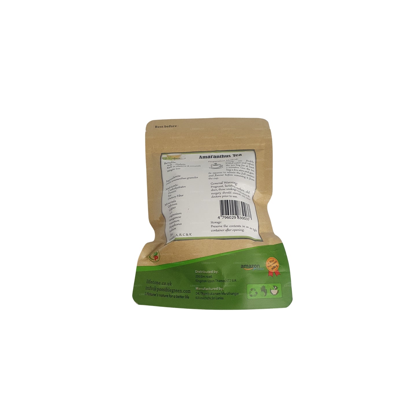 Lifetone Amranthus-thee (30 g)