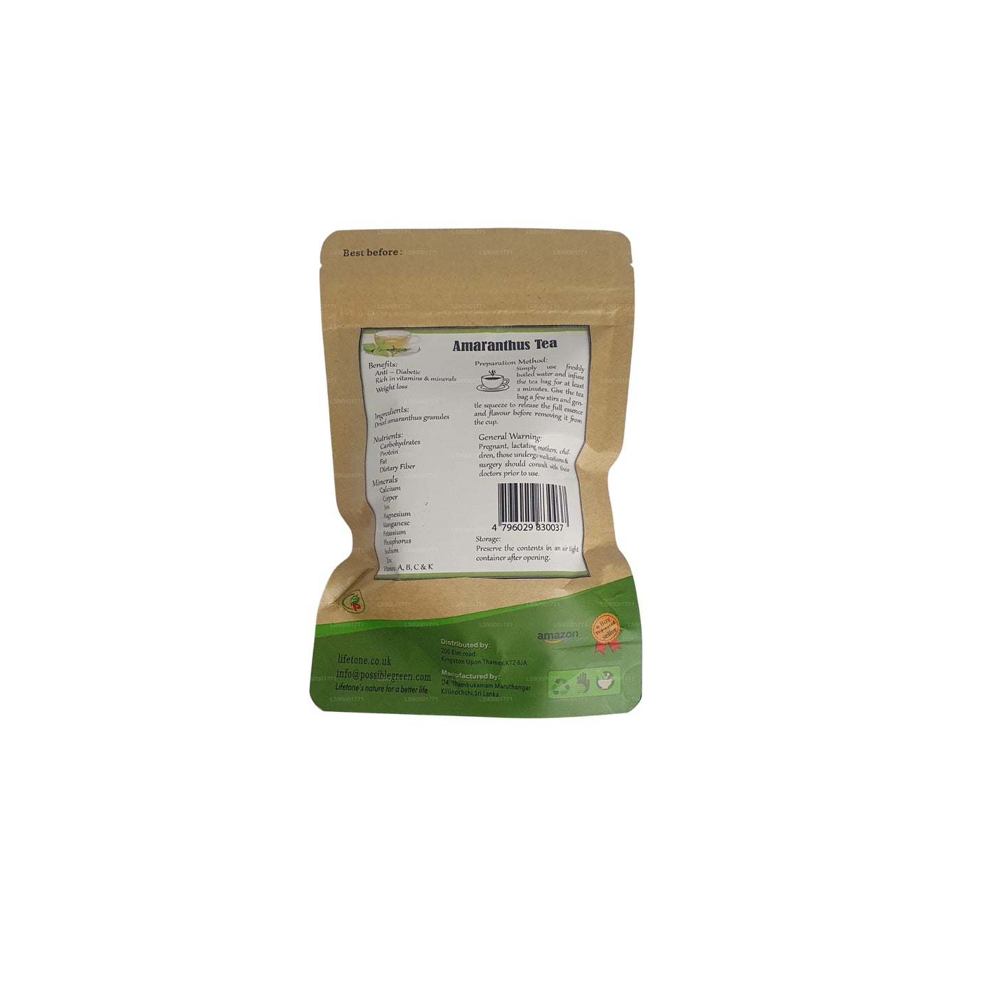 Lifetone Amranthus-thee (30 g)