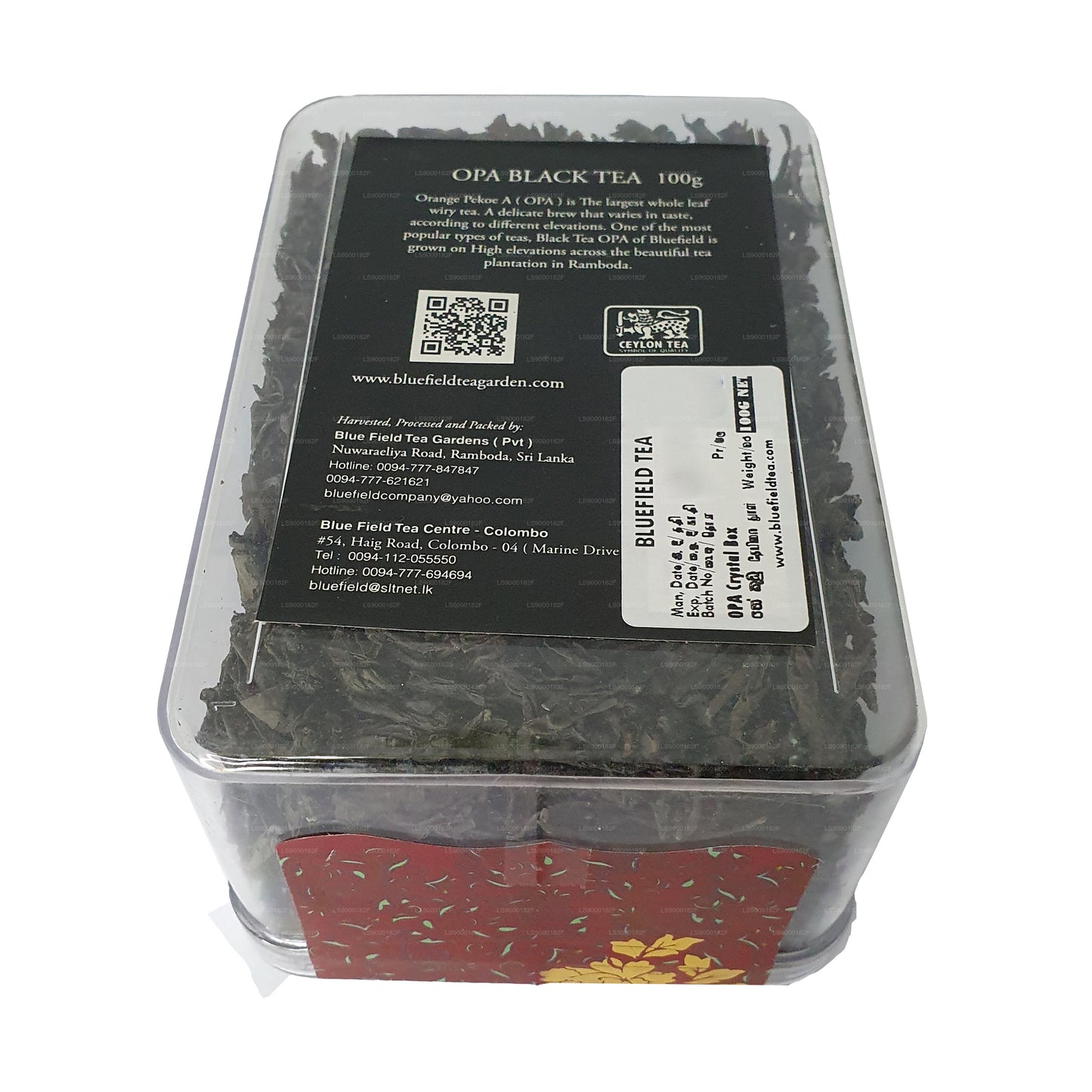 Bluefield Evening Delight OPA-kwaliteit zwarte thee (100 g)