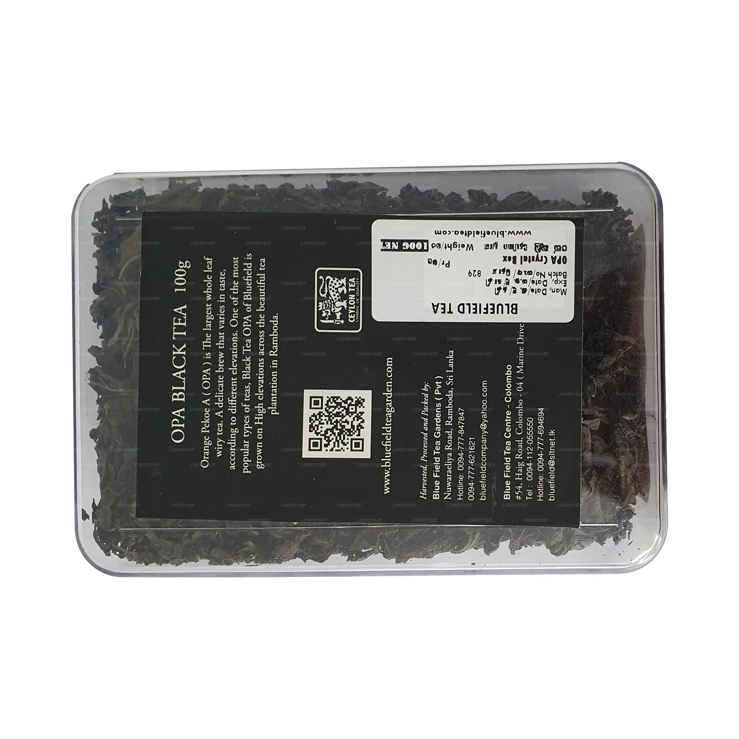 Bluefield Evening Delight OPA-kwaliteit zwarte thee (100 g)