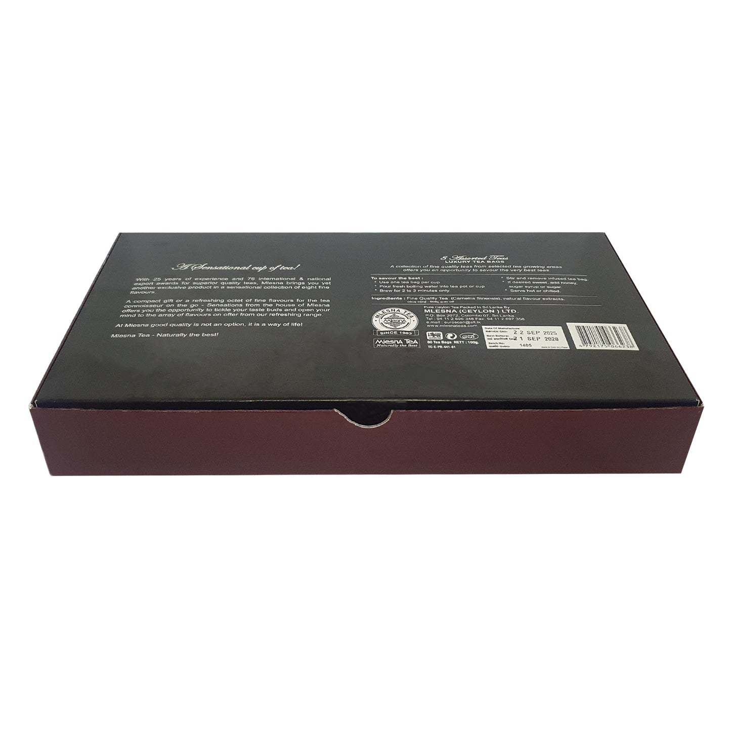 Mlesna Sensations 8 smaken geassorteerde luxe foliezakjes (160 g)