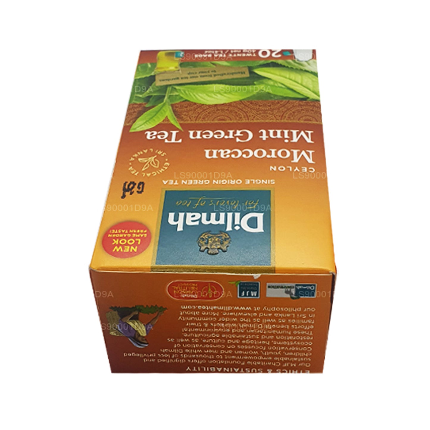 Dilmah Ceylon Marokkaanse muntgroene thee (40 g) 20 theezakjes