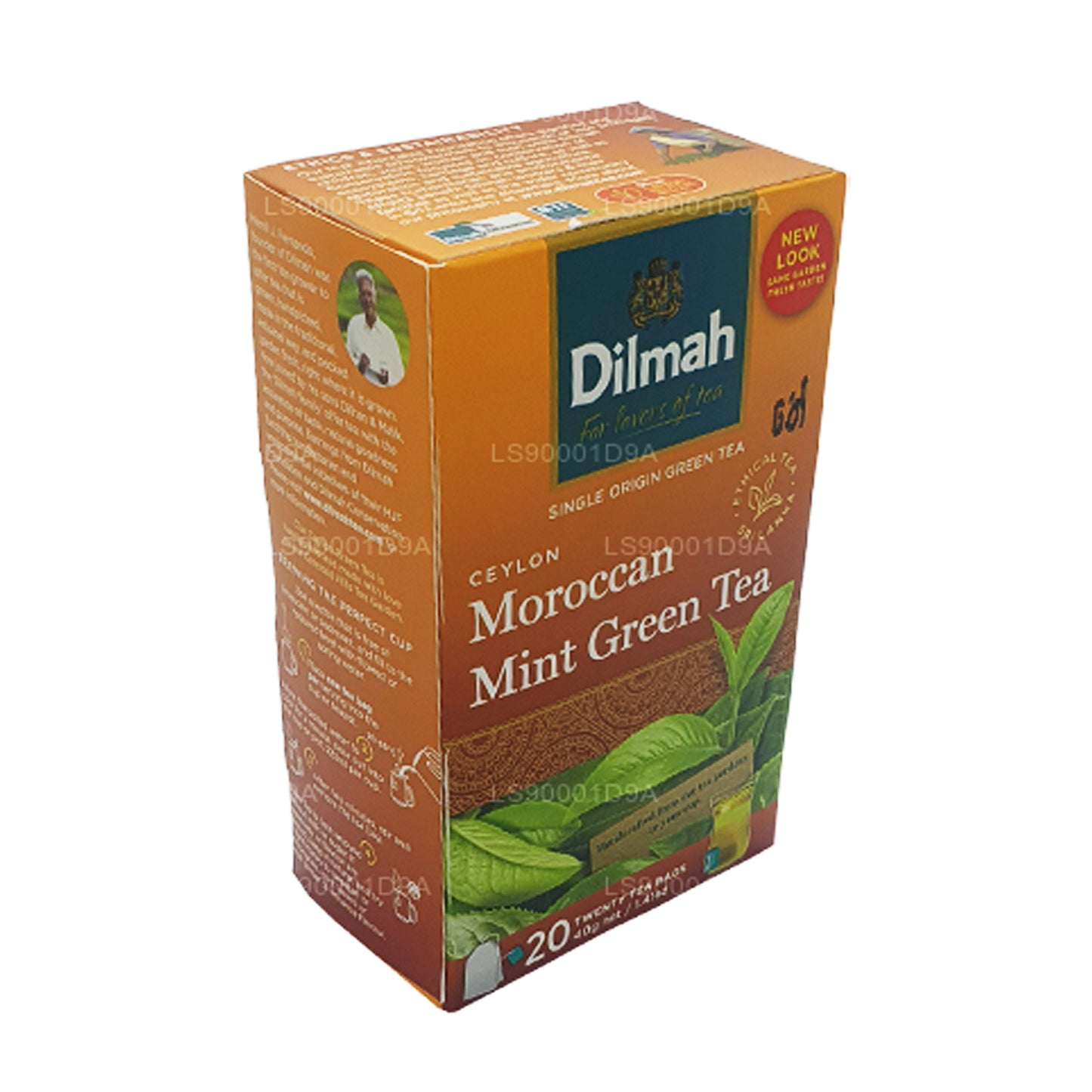 Dilmah Ceylon Marokkaanse muntgroene thee (40 g) 20 theezakjes