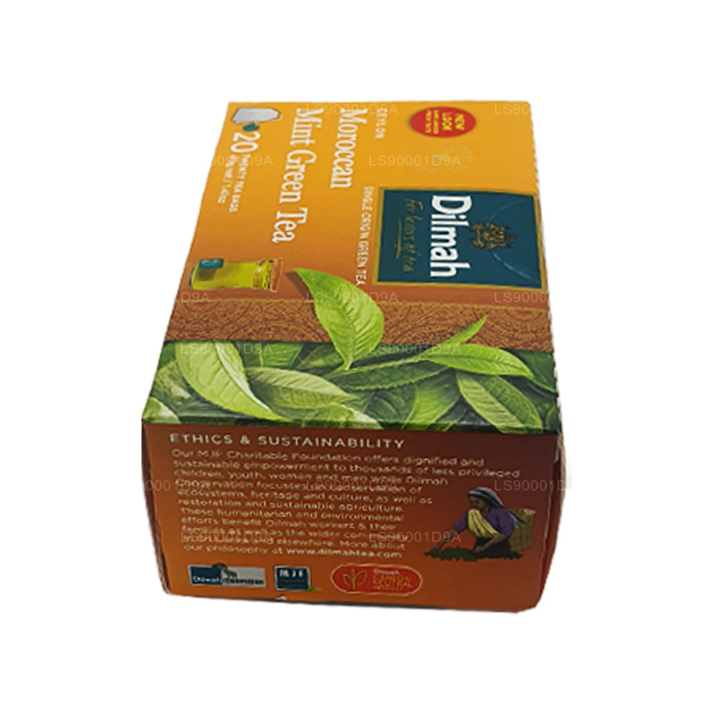 Dilmah Ceylon Marokkaanse muntgroene thee (40 g) 20 theezakjes