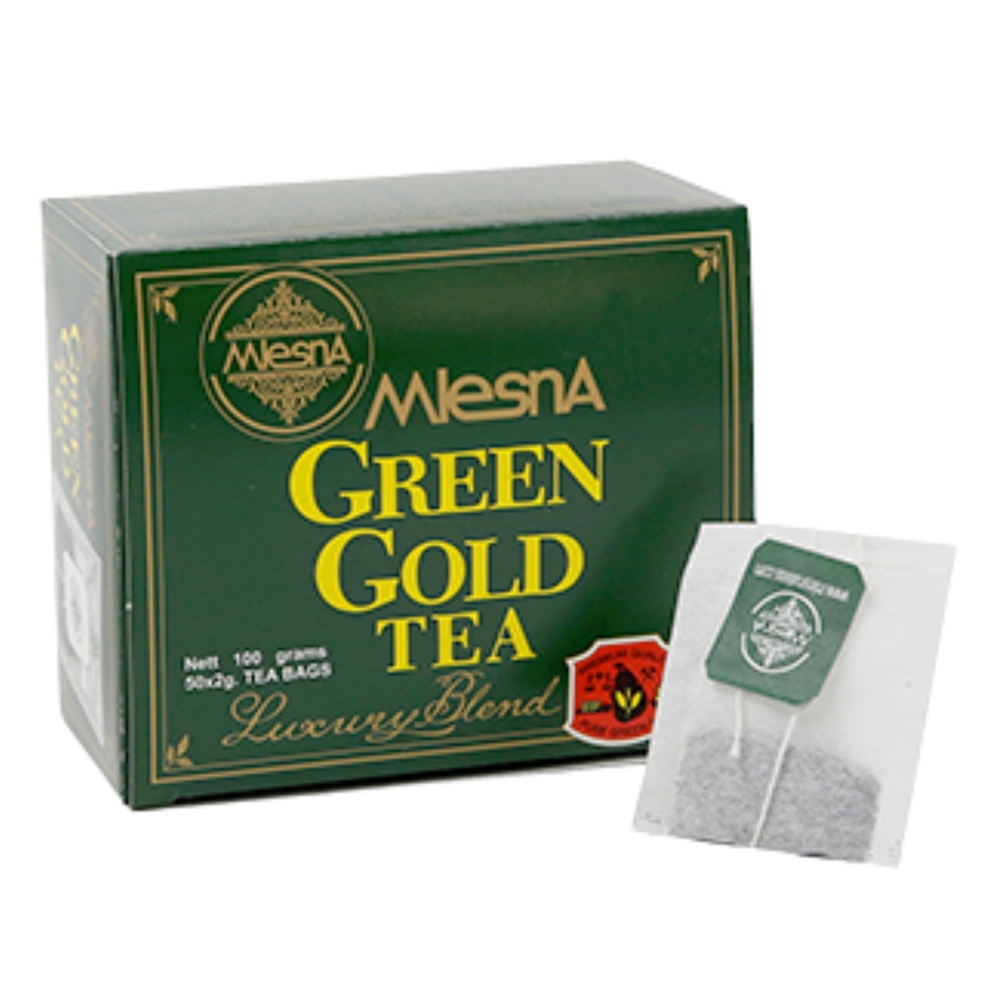 Mlesna Green Gold Thee (100 g) 50 theezakjes
