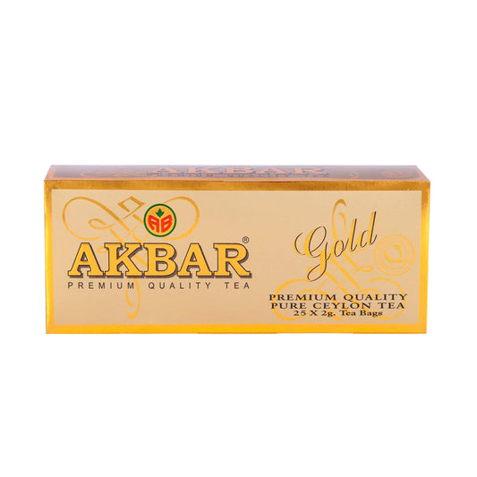 Akbar Gold Premium Ceylon Theezakjes