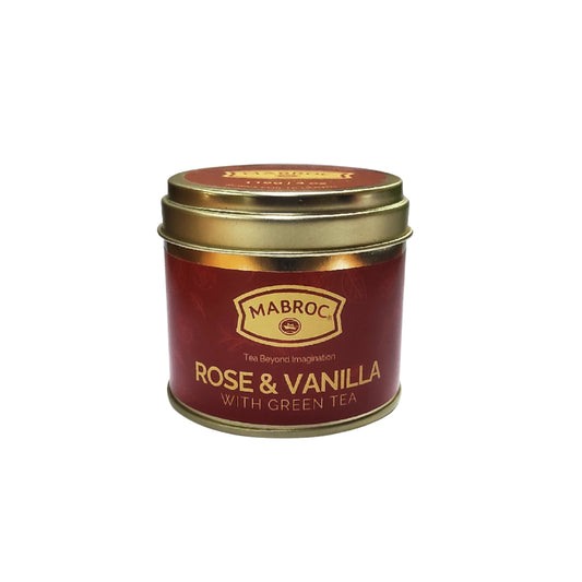 Mabroc Theekaars met Roos & Vanille en Groene Thee (118g)