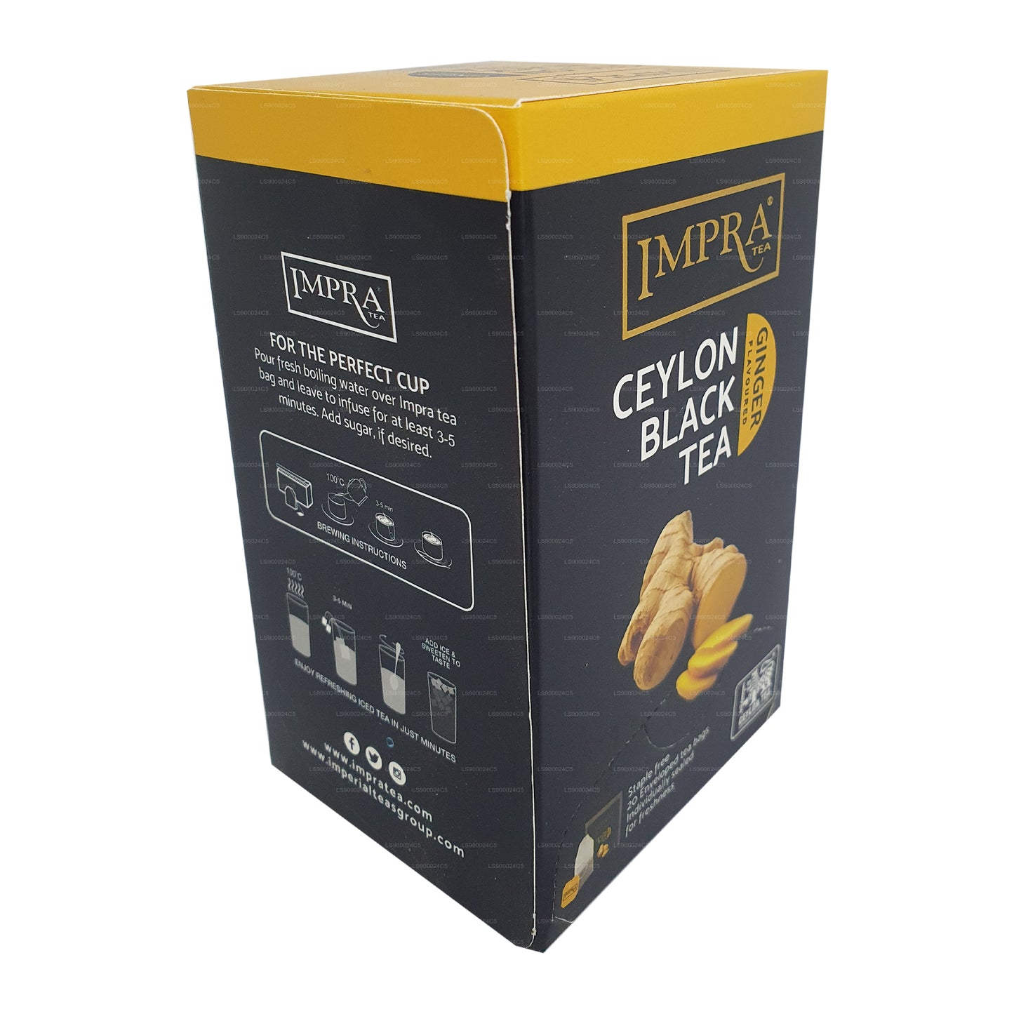 Impra Ginger Foil Pack (40 g) 20 theezakjes