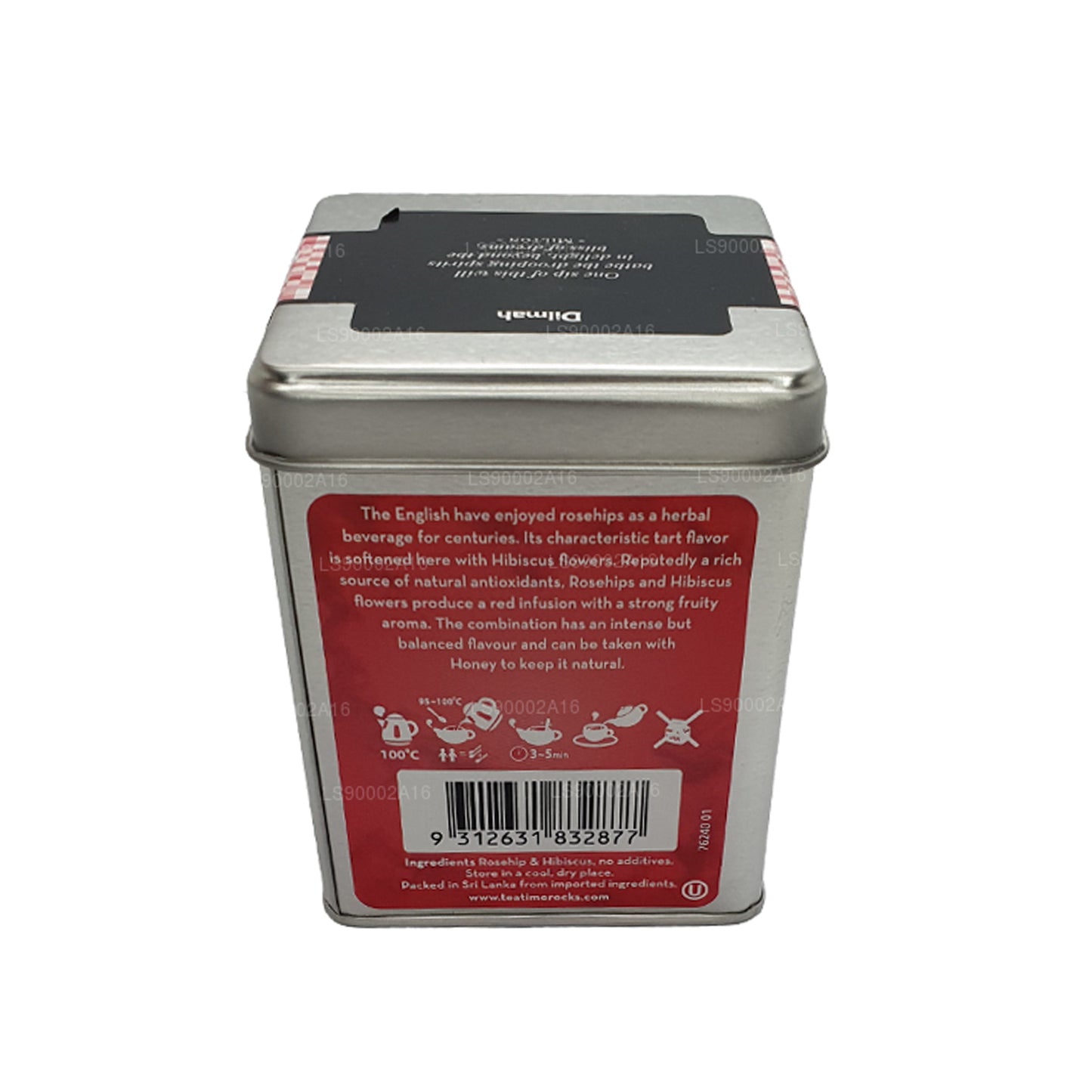 Dilmah t-Series Natural Rosehip with Hibiscus (90g)