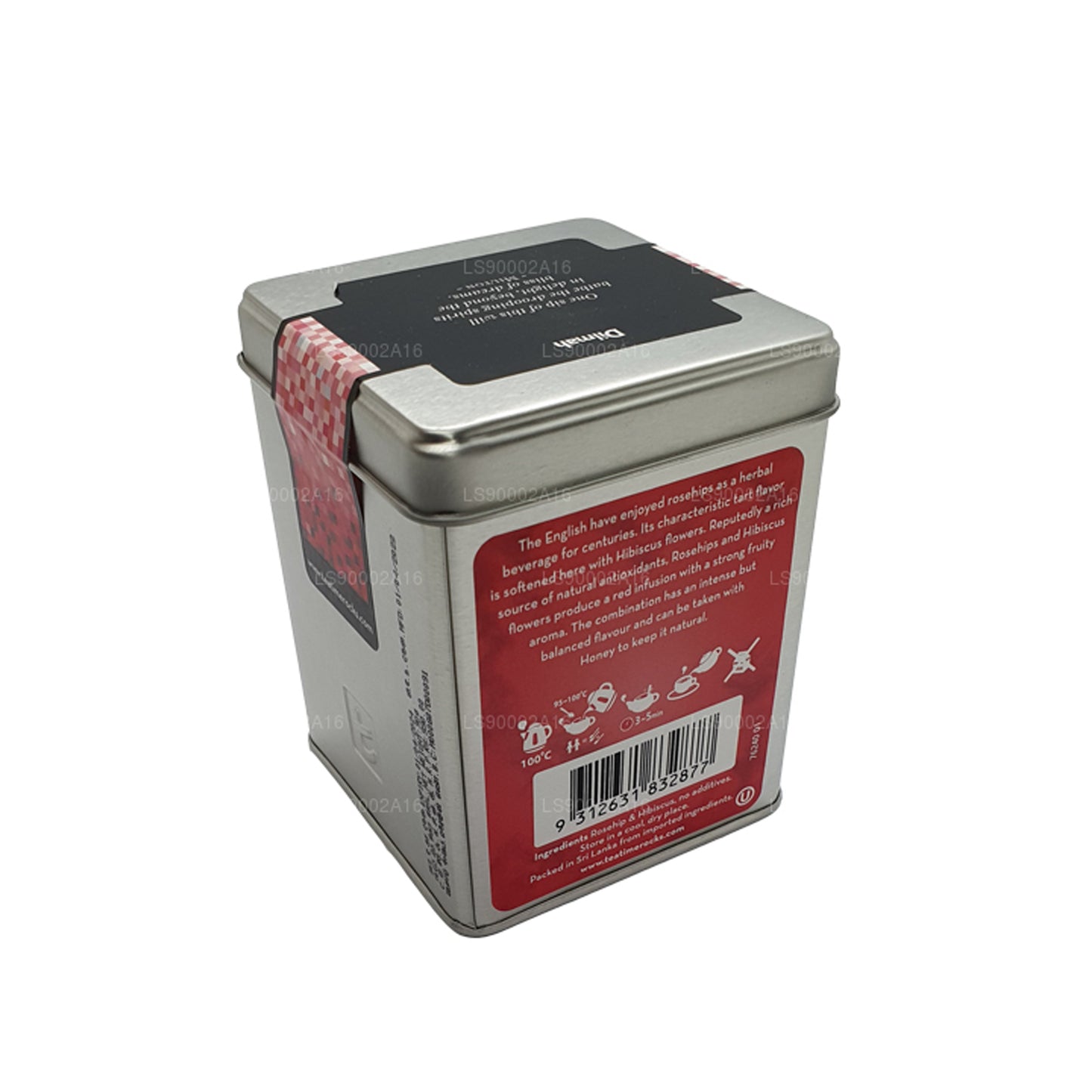 Dilmah t-Series Natural Rosehip with Hibiscus (90g)