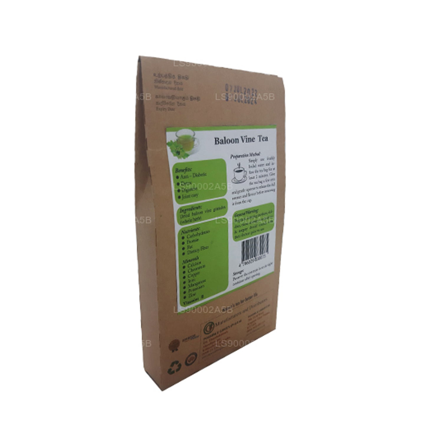 Lifetone Balloon Vine Tea (30 g) 20 theezakjes