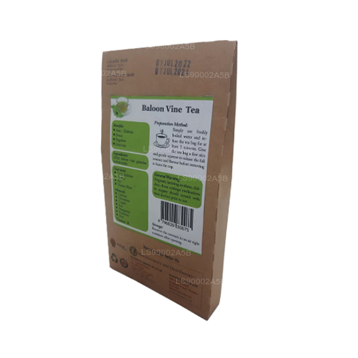 Lifetone Balloon Vine Tea (30 g) 20 theezakjes