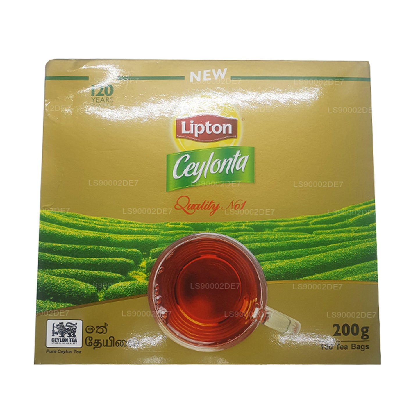 Lipton Ceylonta thee (200 g) 100 theezakjes
