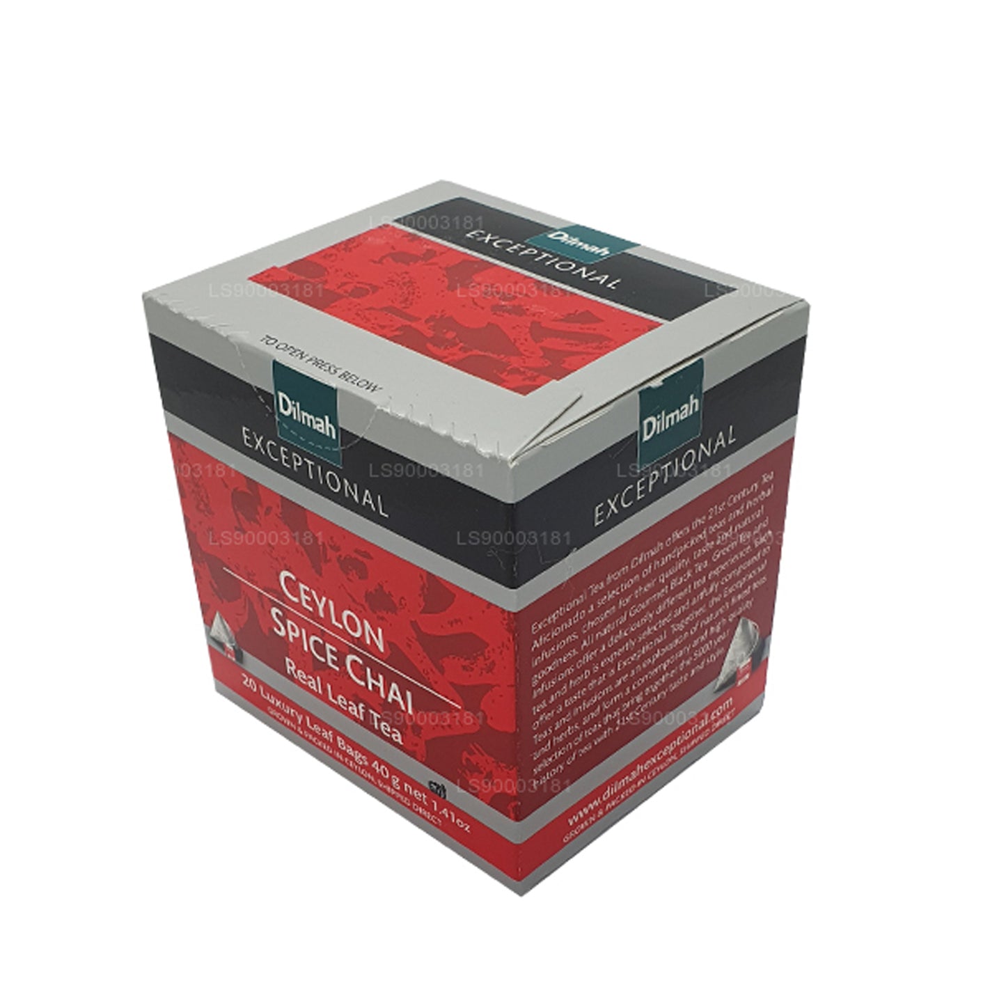 Dilmah Exceptional Ceylon Spice Chai (40 g) 20 theezakjes