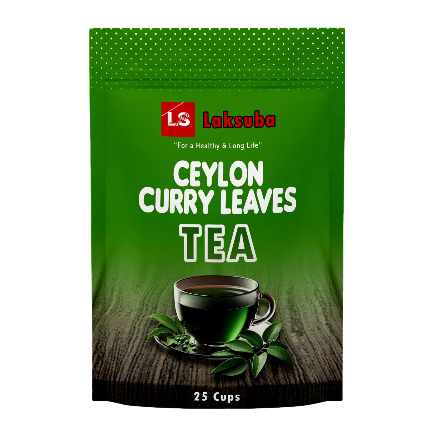 Laksuba Ceylon Curry Leaves Thee (37,5 g) 25 theezakjes