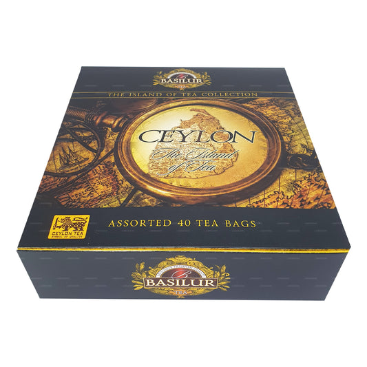 Basilur Island of Tea „Assorted Island of Tea” theezakjes met 40 enveloppen