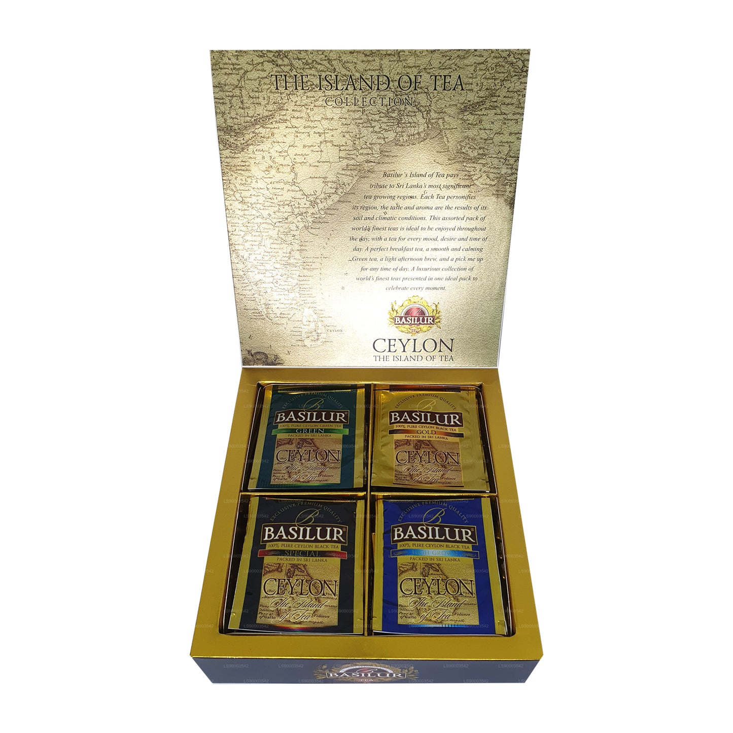 Basilur Island of Tea „Assorted Island of Tea” theezakjes met 40 enveloppen