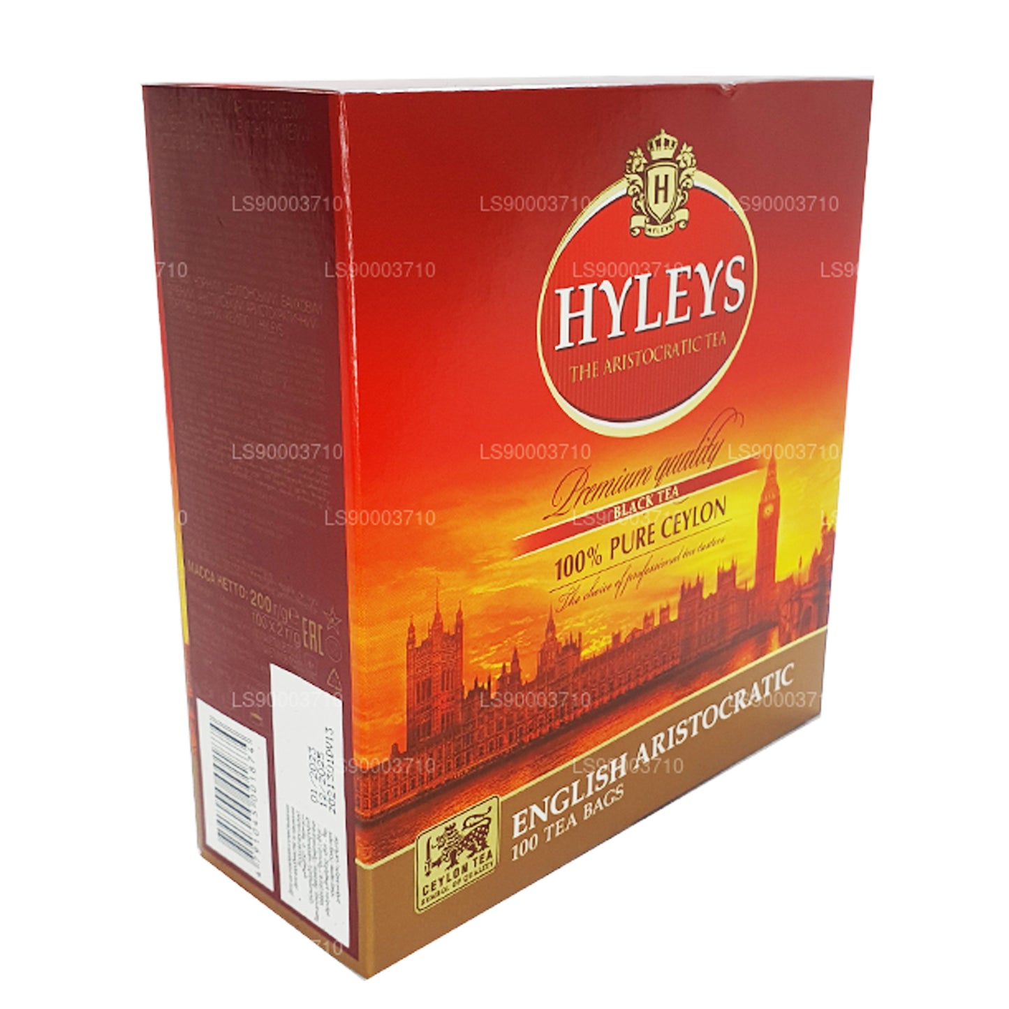 HYLEYS Zwarte thee van topkwaliteit 100 theezakjes (200 g)