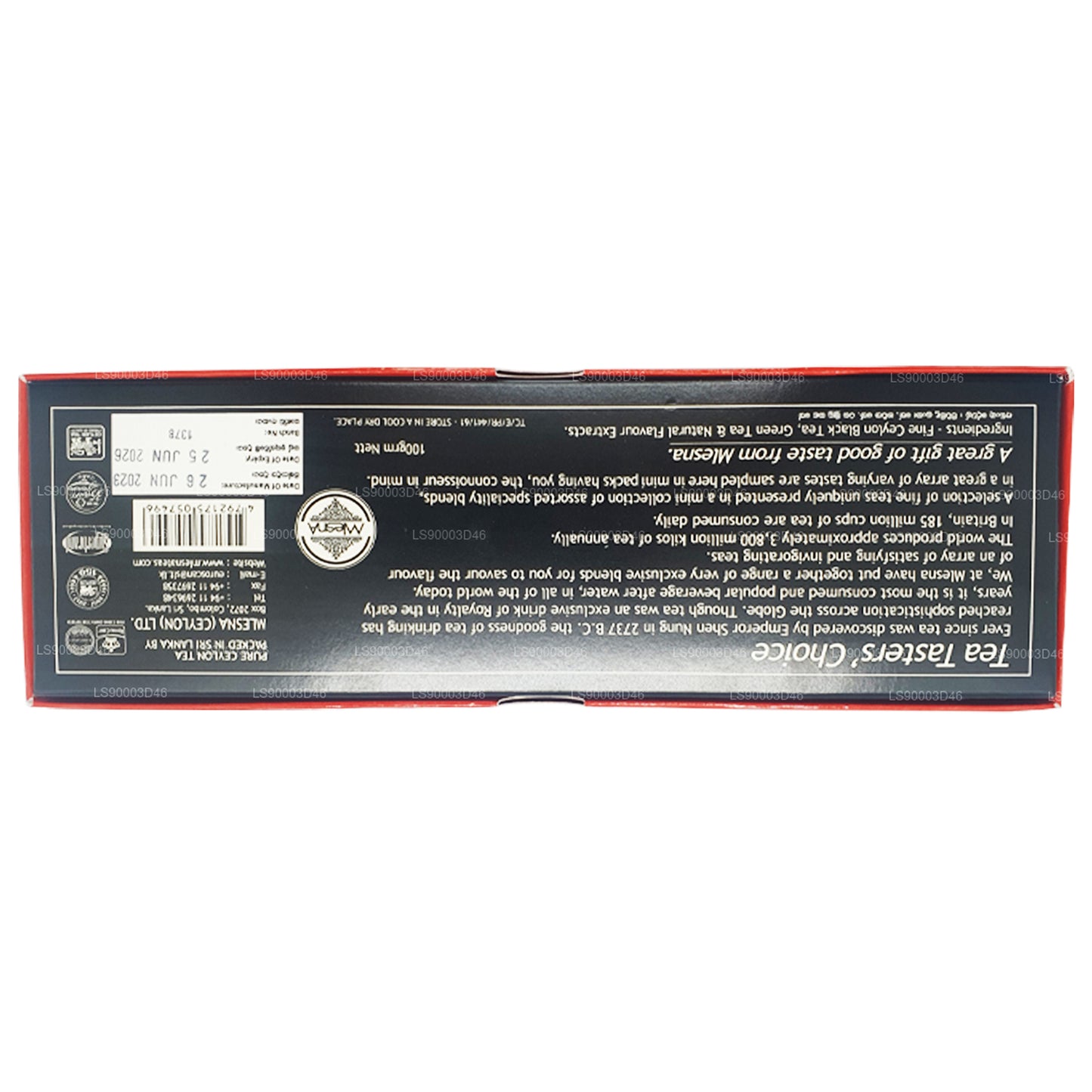 Mlesna Tea Taster's Choice 7 verschillende theesoorten (100 g)