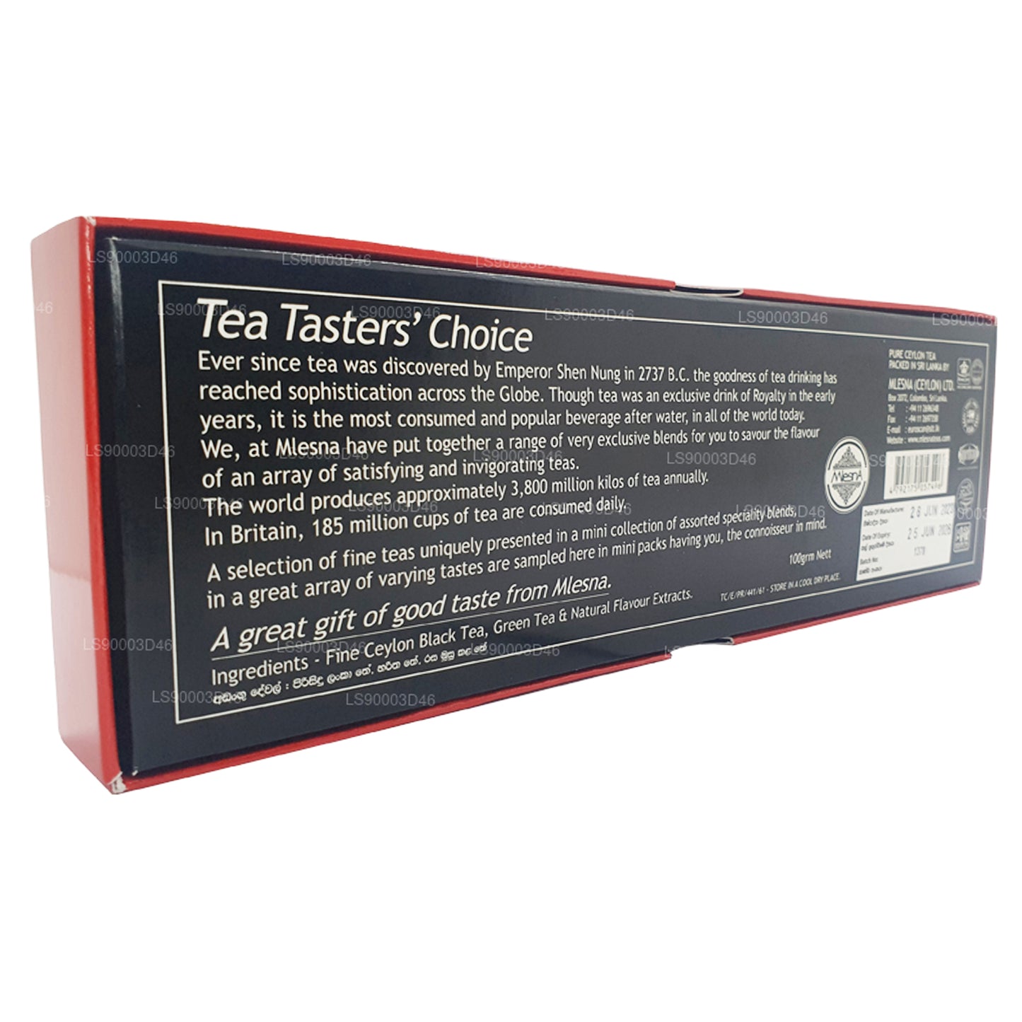 Mlesna Tea Taster's Choice 7 verschillende theesoorten (100 g)